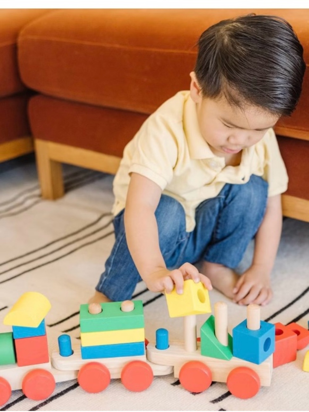 Melissa & Doug Stacking Train - Picture 2 of 7